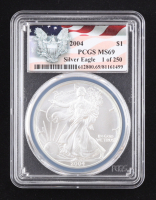 2004 American Silver Eagle - Numbered 1 of 250 (PCGS MS69) at PristineAuction.com