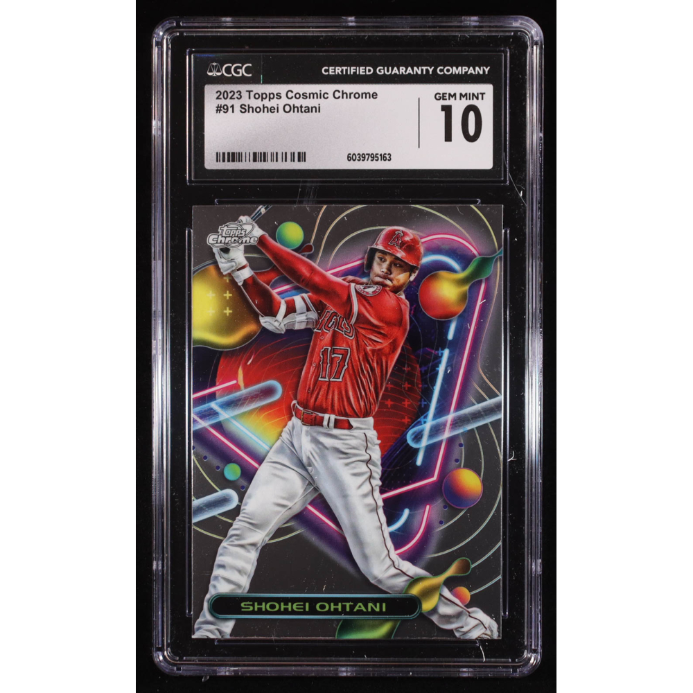 Shohei Ohtani 2023 Topps Cosmic Chrome #91 (CGC 10) at PristineAuction.com