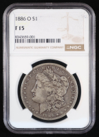 1886 Morgan Silver Dollar (NGC F15) at PristineAuction.com