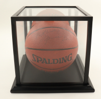 Michael Jordan Signed Vintage NBA Basketball With Display Case (JSA) at PristineAuction.com