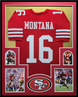 Joe Montana Custom Framed Jersey at PristineAuction.com