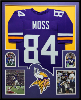 Randy Moss Custom Framed Jersey at PristineAuction.com