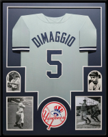 Joe DiMaggio Custom Framed Jersey at PristineAuction.com