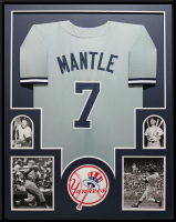 Mickey Mantle Custom Framed Jersey at PristineAuction.com
