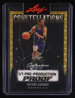 Anfernee Hardaway 2024 Leaf Metal Constellations Signature Series Pre-Production Proof Gold #NNO #1/1 at PristineAuction.com