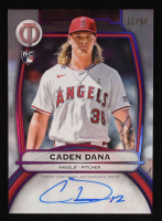 Caden Dana 2025 Topps Tribute Autographs Purple #TACD #32/50 RC at PristineAuction.com