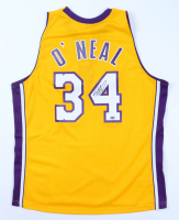 Shaquille O'Neal Signed Lakers Mitchell & Ness Authentic Jersey (Schwartz) at PristineAuction.com
