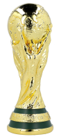 Lionel Messi Signed FIFA World Cup Replica Trophy (Beckett) at PristineAuction.com
