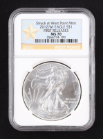 2012-(W) American Silver Eagle, First Releases - Struck at West Point Mint (NGC MS70) at PristineAuction.com