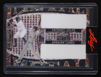 Anthony Volpe / Spencer Jones 2022 Leaf Metal Dual Autographs Pre-Production Proof Silver Wave #NNO #1/1 RC at PristineAuction.com