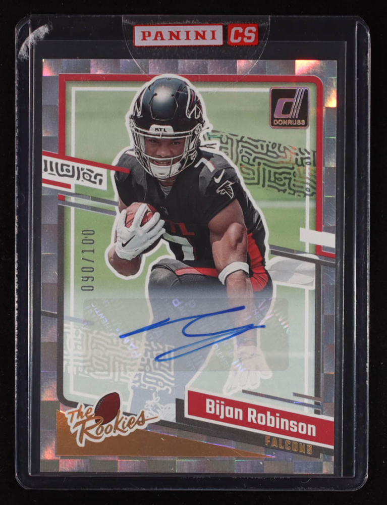 Bijan Robinson 2023 Donruss The Rookies Autographs #4 #090/100 EXCH RC