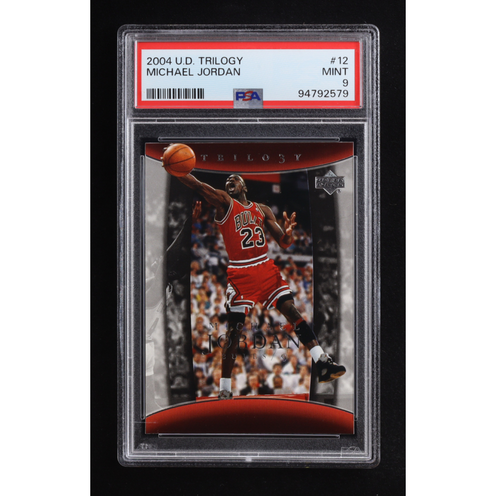 Michael Jordan 2004 Upper Deck Trilogy #12 (PSA 9) at PristineAuction.com