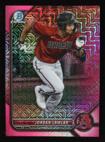 Jordan Lawlar 2022 Bowman Chrome Mega Box Prospects Pink Refractors #BCP235 #71/199 RC at PristineAuction.com