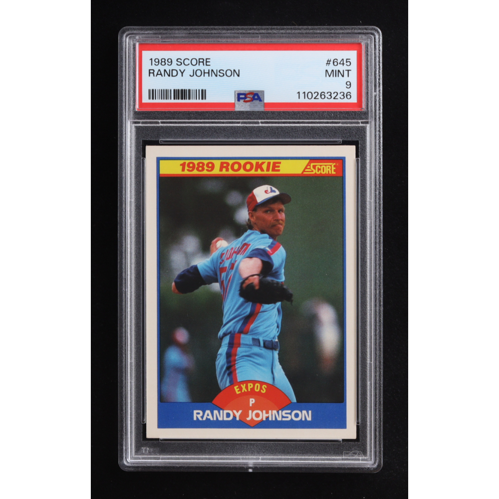 Randy Johnson 1989 Score #645 RC (PSA 9) at PristineAuction.com