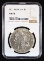 1921 Morgan Silver Dollar (NGC AU55) at PristineAuction.com