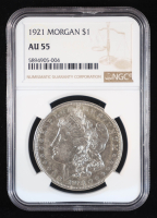 1921 Morgan Silver Dollar (NGC AU55) at PristineAuction.com
