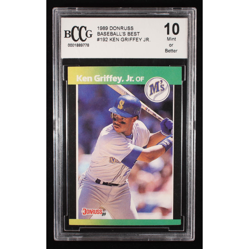 Ken Griffey Jr. 1989 Donruss Baseball's Best #192 RC (BCCG 10) at PristineAuction.com