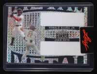 Anthony Volpe / Spencer Jones 2022 Leaf Metal Dual Autographs Pre-Production Proof Mojo Silver #NNO #1/1 RC at PristineAuction.com