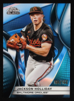 Jackson Holliday 2025 Topps Chrome Black Blue Refractors #43 #104/150 at PristineAuction.com