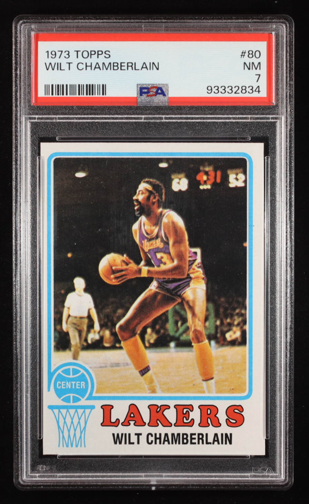 Wilt Chamberlain 1973-74 Topps #80 (PSA 7)