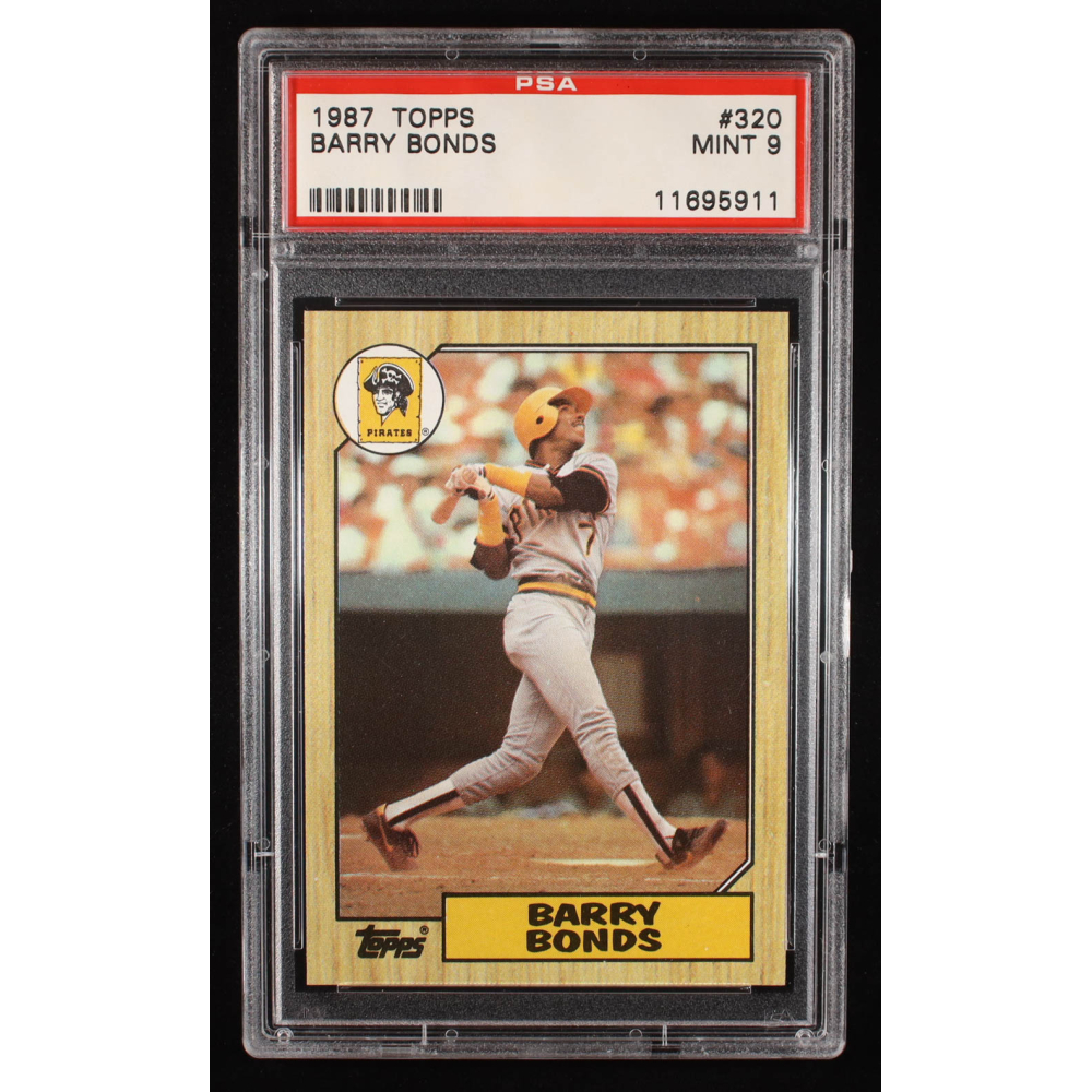 Barry Bonds 1987 Topps #320 RC (PSA 9) at PristineAuction.com