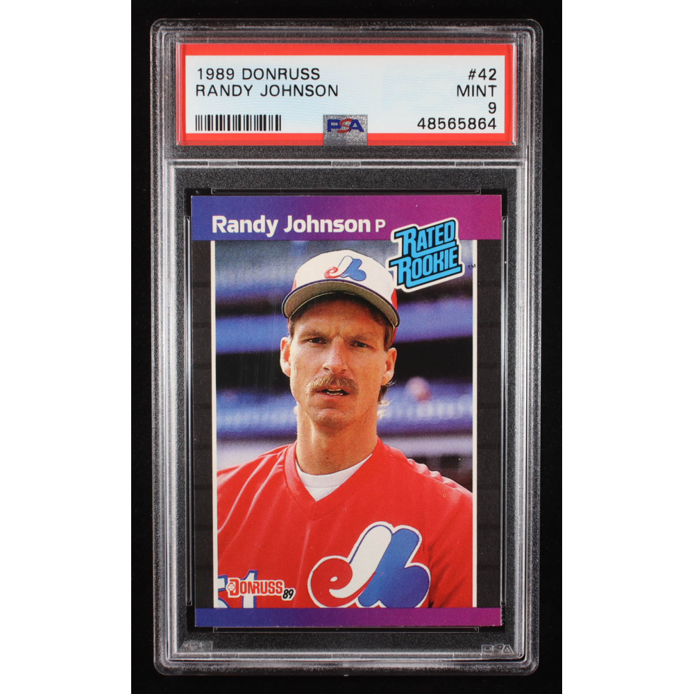 Randy Johnson 1989 Donruss #42 RR RC (PSA 9) at PristineAuction.com