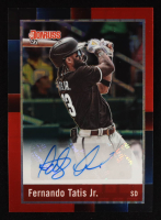 Fernando Tatis Jr. 2022 Donruss Optic Retro '88 Signatures Pandora Red #47 #2/8 at PristineAuction.com