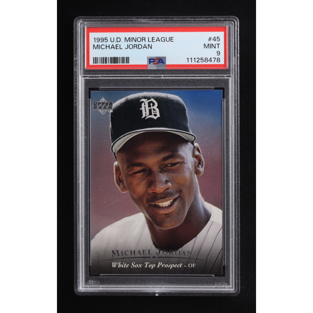 Michael Jordan 1995 Upper Deck Minor League #45 RC (PSA 9) at PristineAuction.com