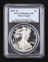 2007-W Proof American Silver Eagle (PCGS PR69DCAM) at PristineAuction.com