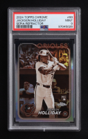 Jackson Holliday 2024 Topps Chrome Sepia Refractor #88 RC (PSA 9) at PristineAuction.com