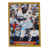 Franmil Reyes Signed 2019 Topps Archives 5x7 Gold #246 #3/10 (JSA) at PristineAuction.com