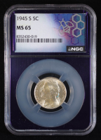 1945-S Jefferson "War" Nickel - 35% Silver - Trader Beat Core (NGC MS65) at PristineAuction.com