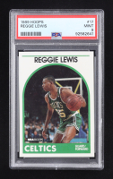 Reggie Lewis 1989-90 Hoops #17 RC (PSA 9) at PristineAuction.com