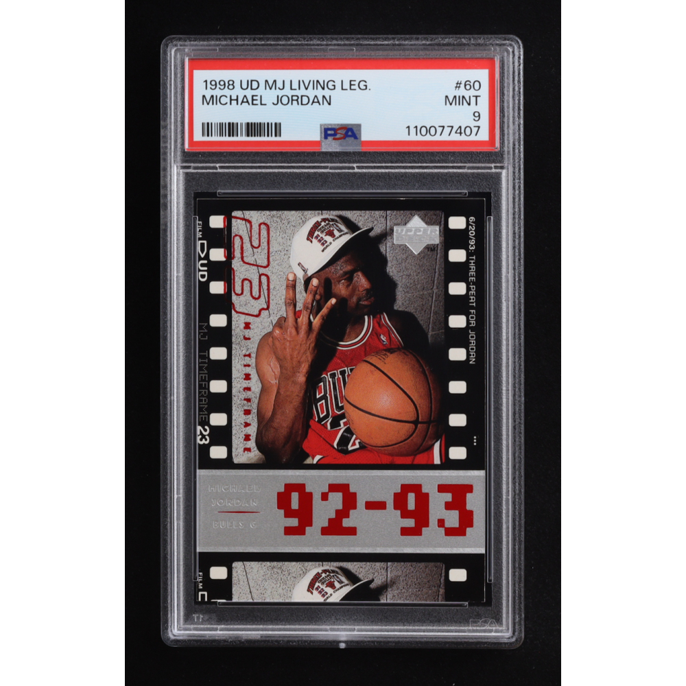 Michael Jordan 1998 Upper Deck MJ Living Legend #60 (PSA 9) at PristineAuction.com