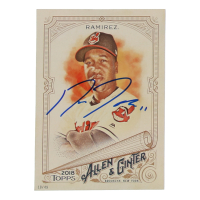 Jose Ramirez Signed 2018 Topps Allen and Ginter 5x7 #263 #10/49 (JSA) at PristineAuction.com