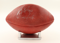 Prine Amakumara, Mario Winningham & Jason Pierre Signed Super Bowl XLVI Official Game Football With Display Stand (PSA) at PristineAuction.com