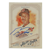 Jose Ramirez Signed 2018 Topps Allen and Ginter 5x7 #263 #49/49 (JSA) at PristineAuction.com