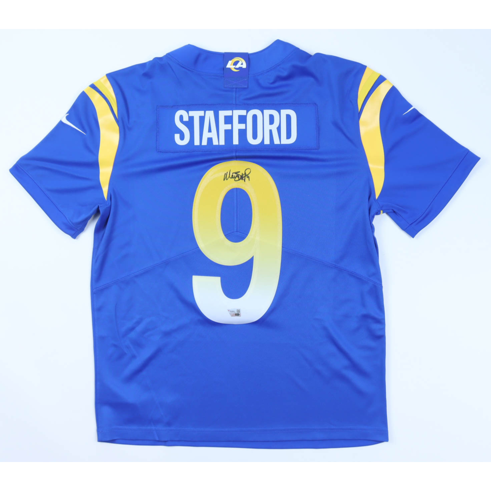 Matthew Stafford Signed Rams Nike Authentic Jersey (Fanatics) at PristineAuction.com