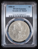 1880-O Morgan Silver Dollar (PCGS Genuine AU Details) at PristineAuction.com