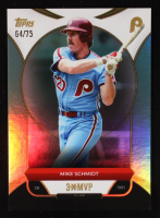 Mike Schmidt  2025 Topps Welcome to the Club 3X MVP Aqua Foil #17 #64/75 at PristineAuction.com