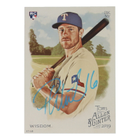 Patrick Wisdom Signed 2019 Topps Allen and Ginter 5x7 #211 #2/49 RC (JSA) at PristineAuction.com