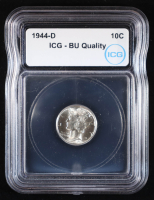 1944-D Mercury Silver Dime (ICG - BU Quality) at PristineAuction.com