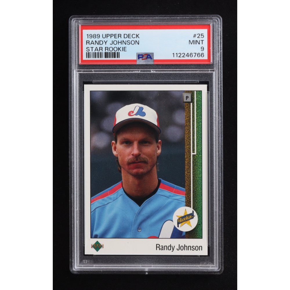 Randy Johnson 1989 Upper Deck #25 RC (PSA 9) at PristineAuction.com