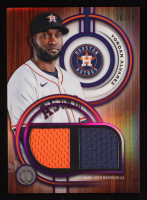Yordan Alvarez 2025 Topps Tribute Dual Relics Purple #DRYA #30/50 at PristineAuction.com