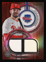 Kyle Schwarber 2025 Topps Tribute Dual Relics #DRKS #32/199 at PristineAuction.com
