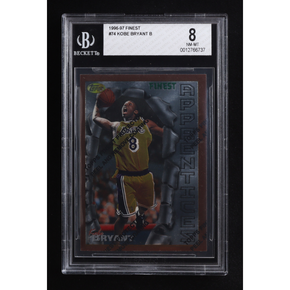 Kobe Bryant 1996 Topps Finest #74 RC (BGS 8) at PristineAuction.com