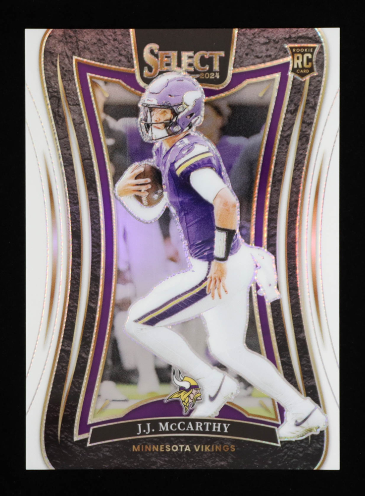 JJ McCarthy 2024 Select Prizm White #342 RC #11/35