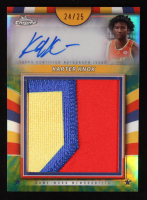 Karter Knox 2024 Topps Chrome McDonald's All American Golden Patch Autographs Tie Dye #GPAKKN RC #24/25 at PristineAuction.com