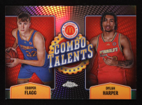 Dylan Harper / Cooper Flagg 2024 Topps Chrome McDonald's All American Combo Talents #COTCOO RC at PristineAuction.com