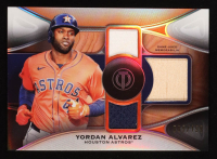 Yordan Alvarez 2025 Topps Tribute Triple Relics #TTRYA #89/199 at PristineAuction.com